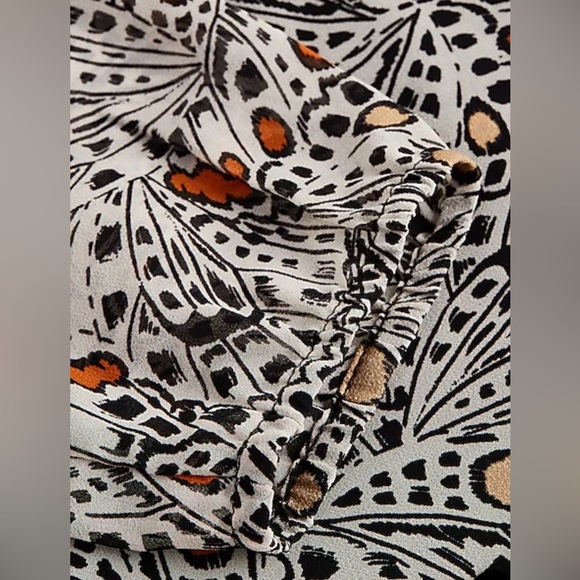 Express Versatile Rachel Zoe Printed One Shoulder Ruffle Mini Dress - Picture 9 of 14